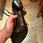Escada satin heels 38