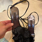 Escada satin heels 38