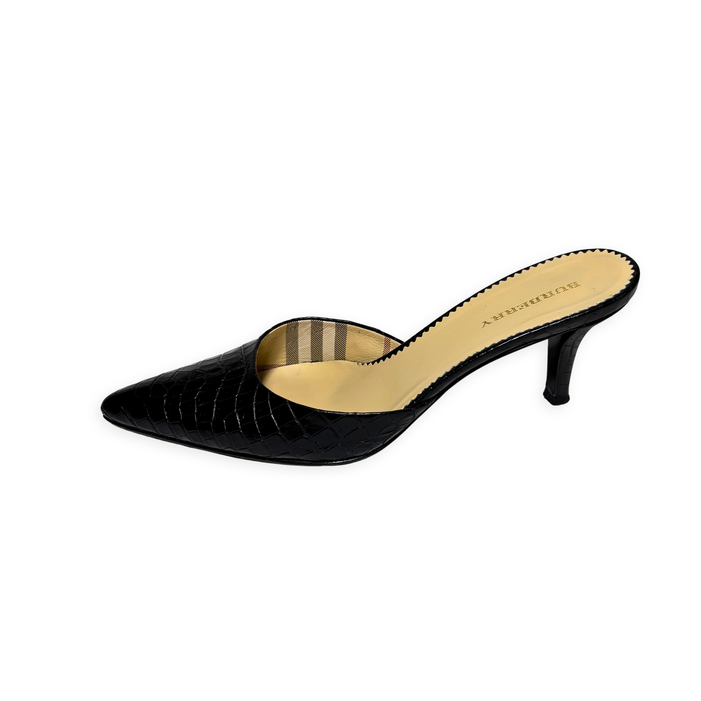 Burburry croc heels 38