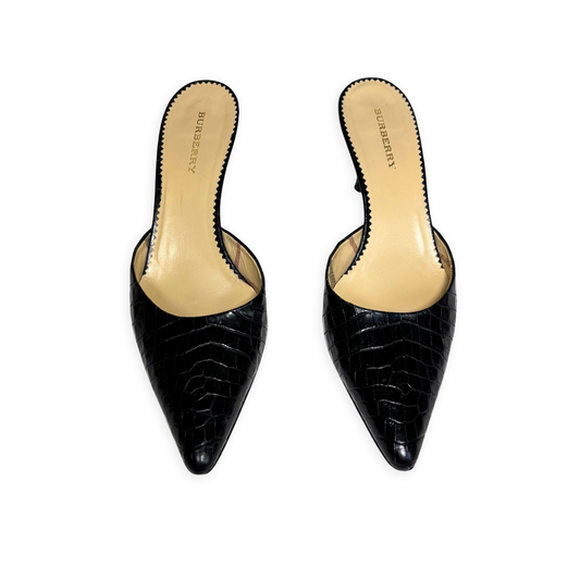 Burburry croc heels 38