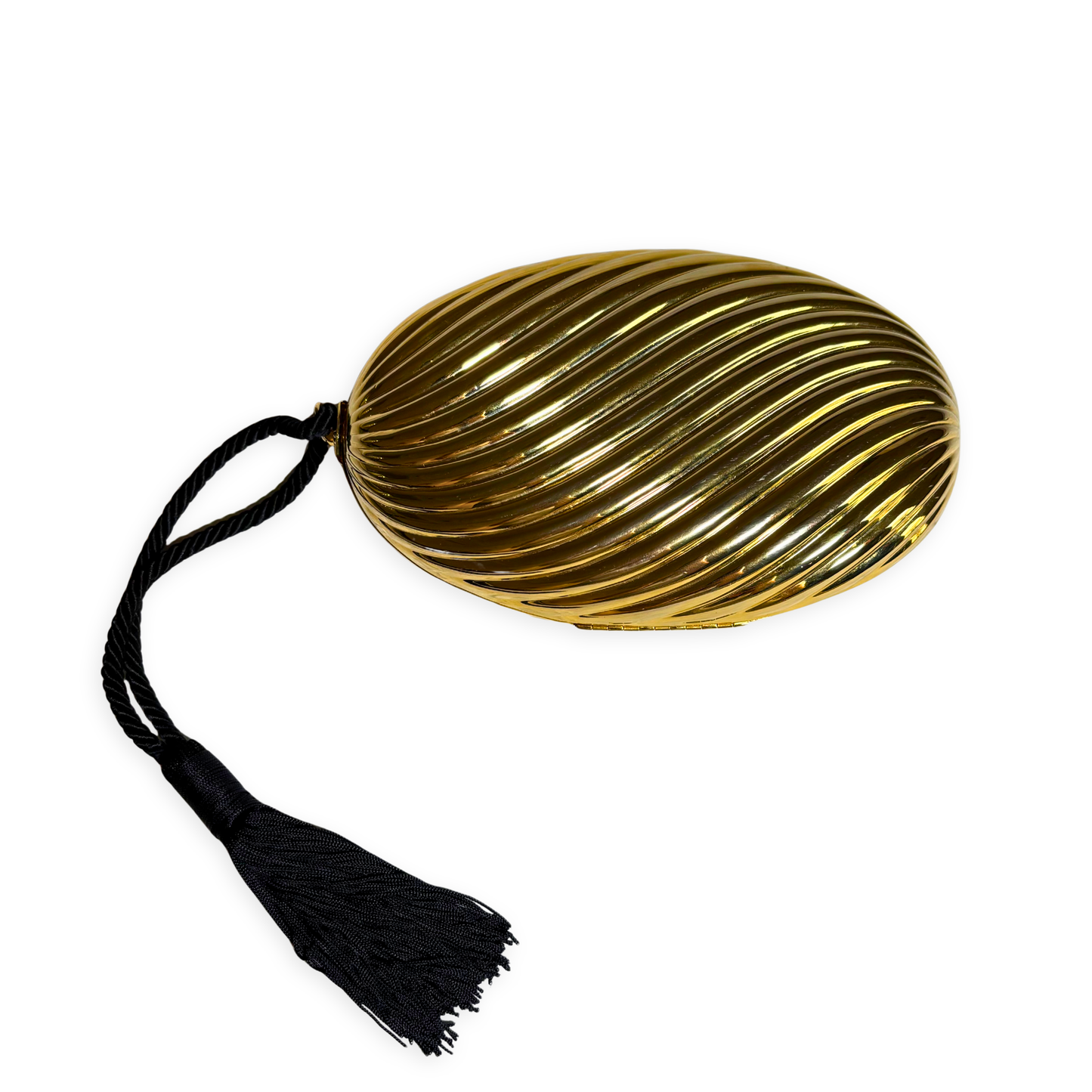 Oval Tassel Clutch