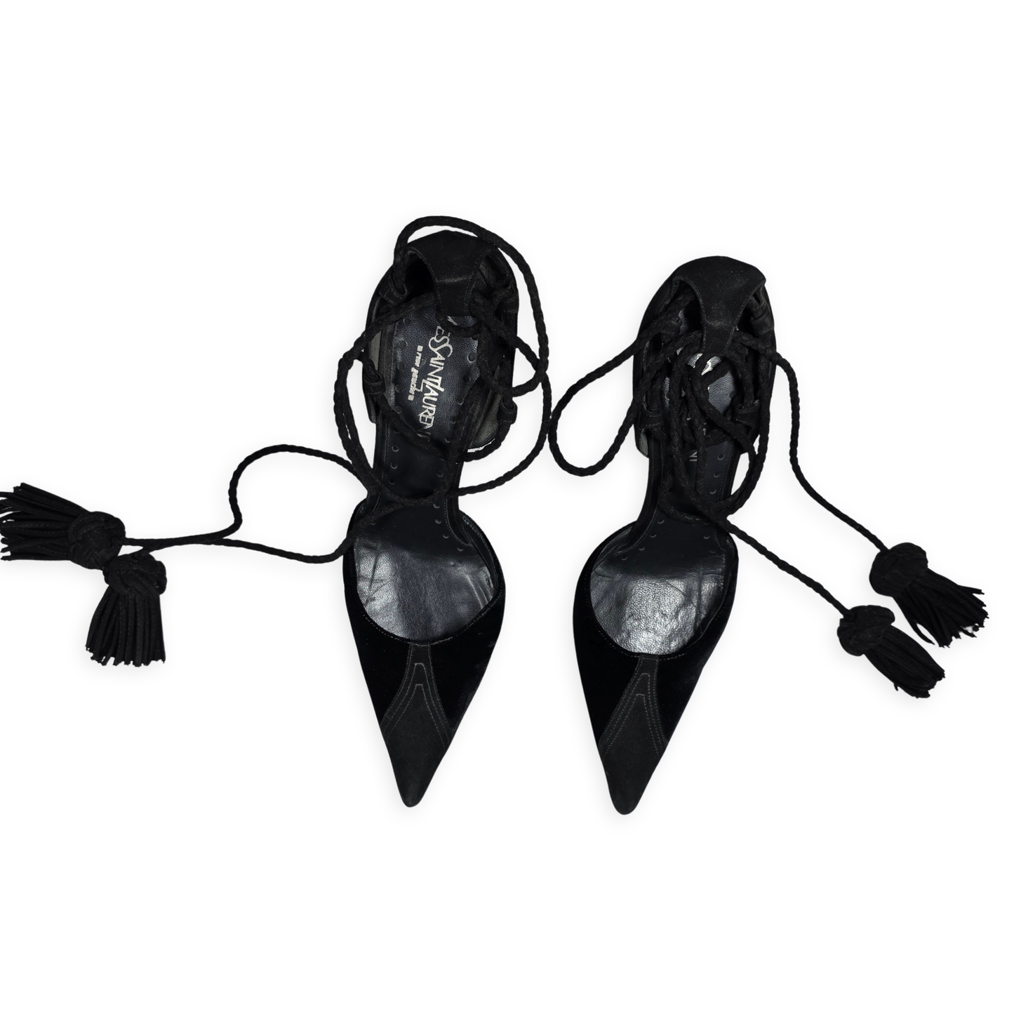 YSL tassel heels 37
